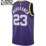 Utah Jazz Trikot Lauri Markkanen Nike 2023-24 Classic Edition Lila Swingman - Kinder